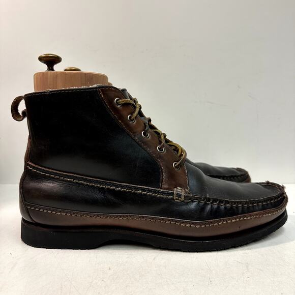 FULLY RESOLED Rancourt & Co Harrison Ranger Boot Brown Fleece Lined Maine USA 12 main image 4